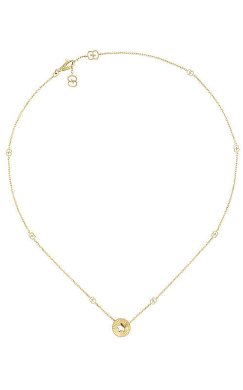 Gucci Icon 18kt Star Necklace Yellow Gold YBB72936300100U Bandiera Jewellers