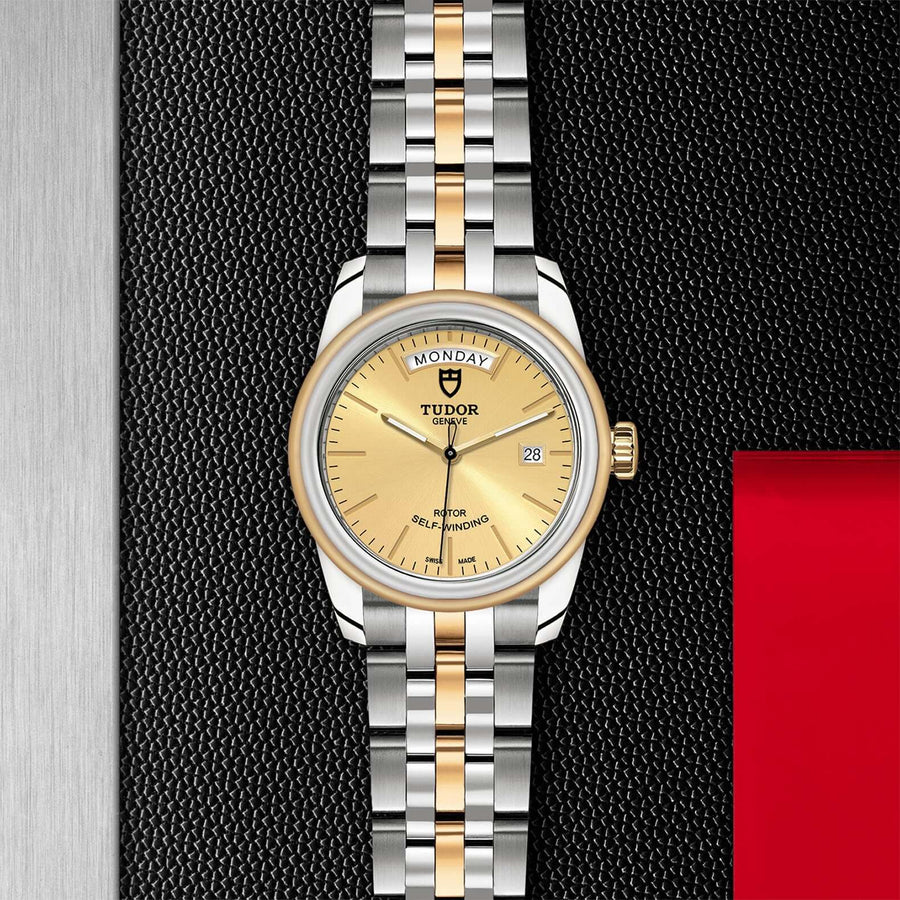 Tudor Glamour Date+Day M56003-0005 Bandiera Jewellers Vaughan 