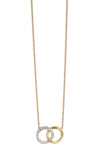 Marco Bicego Jaipur Yellow and White Gold Diamond Circle Link Pendant CB1803-B-YW Bandiera Jewellers