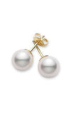 Mikimoto Stud Earrings Akoya Pearl White 7mm A PES751K | Bandiera Jewellers Toronto and Vaughan