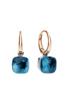 Pomellato Nudo Rose Gold Blue London Topaz Earrings POB2010O6000000TL | Bandiera Jewellers Toronto and Vaughan