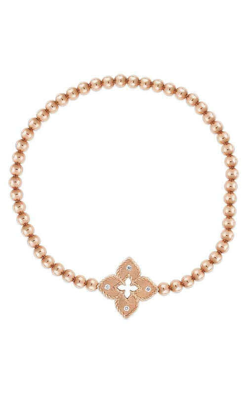 Roberto Coin Venetian Princess 18k Rose Gold & Diamond Bracelet 7773047AXLBX | Bandiera Jewellers Toronto and Vaughan