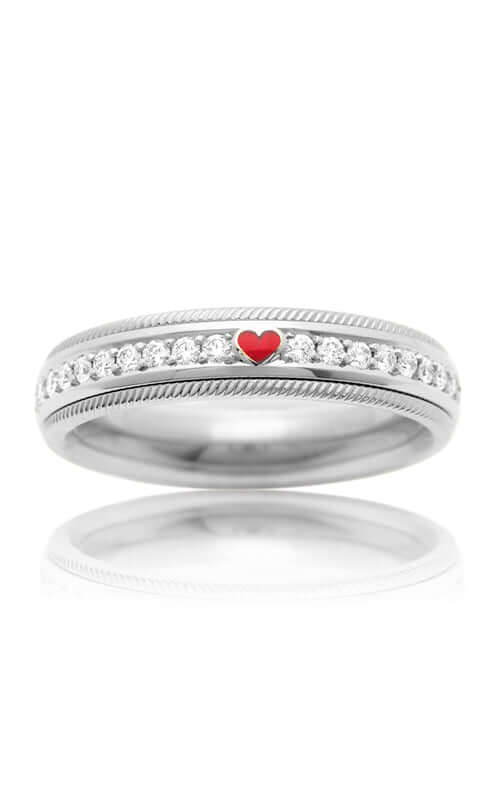 Wellendorff Declaration of Love Ring 607316 White Gold Bandiera Jewellers