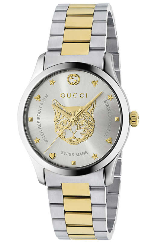 GUCCI G-Timeless Feline Dial Watch YA1264074 | Bandiera Jewellers Toronto and Vaughan