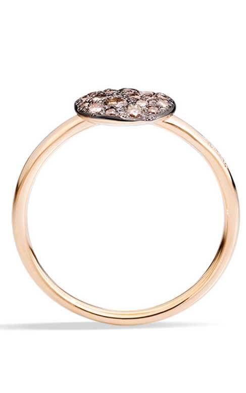 Pomellato Sabbia Ring Rose Gold and Diamonds (PAB4070O7000DBR00) | Bandiera Jewellers Toronto and Vaughan