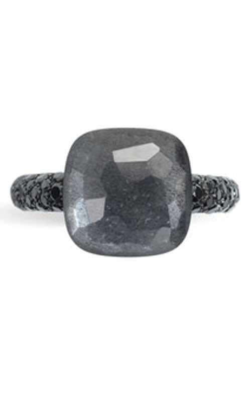 Pomellato Nudo Ring in Gray Moonstone with Titanium, Rose Gold and Diamonds Ring (A.B401BBT7ADG) | Bandiera Jewellers Toronto and Vaughan