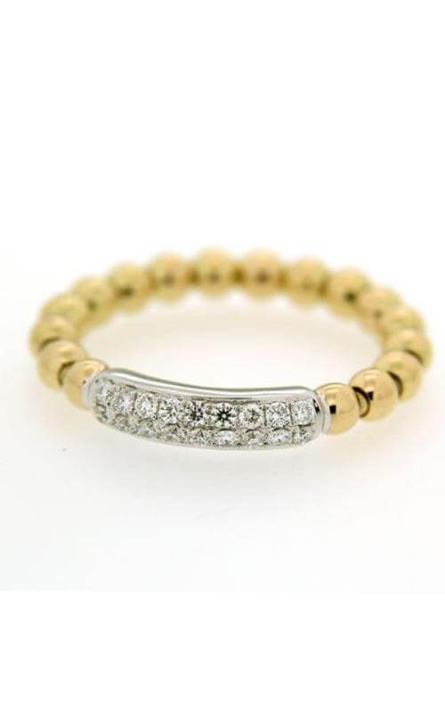 Hulchi Belluni Tresore Collection, Yellow and White Gold Ring with Diamonds | Bandiera Jewellers Toronto and Vaughan