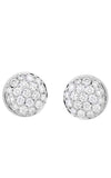 Hulchi Belluni Funghetti Collection 18K white gold earrings with diamond (39402S-WW | Bandiera Jewellers Toronto and Vaughan