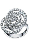 Damiani Rose Ring White Gold and Diamonds (20023674) | Bandiera Jewellers Toronto and Vaughan