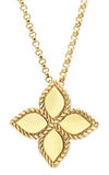 Roberto Coin Princess Flower Pendant Yellow Gold (7771368AYCH0) | Bandiera Jewellers Toronto and Vaughan