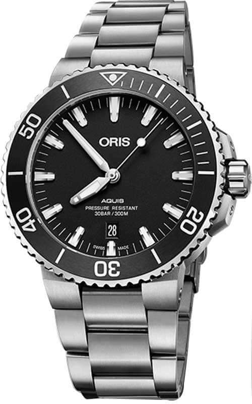 Oris Aquis Date Mens Watch (01 733 7730 4124-07 8 24 05EB) | Bandiera Jewellers Toronto and Vaughan