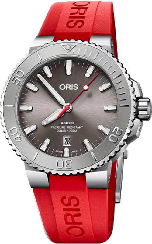 Oris Aquis Date Relief Mens Watch 01 733 7730 4153-07 4 24 66EB | Bandiera Jewellers Toronto and Vaughan