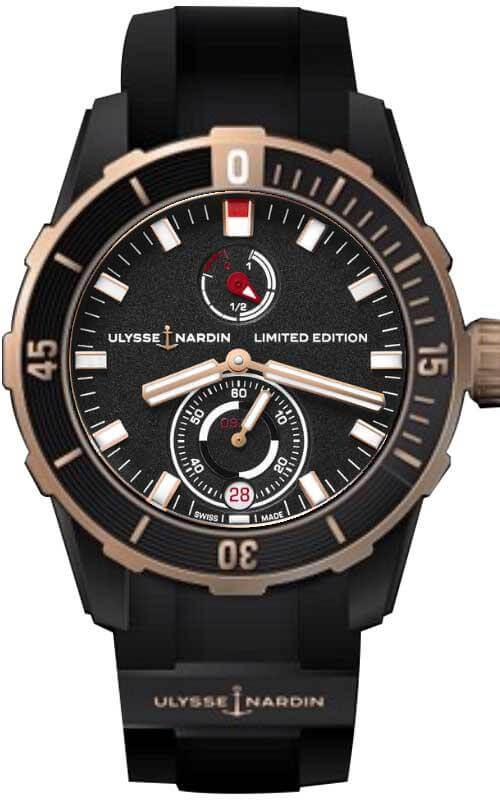 Ulysse Nardin Diver Chronometer Mens Watch 1185-170-3/BLACK | Bandiera Jewellers Toronto and Vaughan