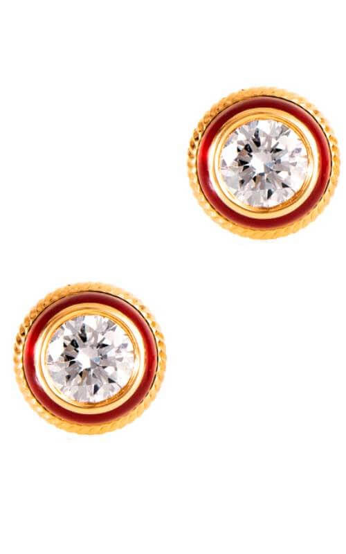 Wellendorff Declaration of Love Gold & Diamonds Earrings (808726) | Bandiera Jewellers Toronto and Vaughan