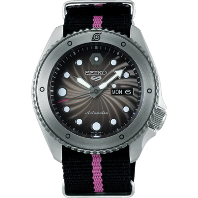 DISCONTINUED - SEIKO DAY DATE SEIKO 5 NARUTO BORUTO LTD (SRPF65K1F)