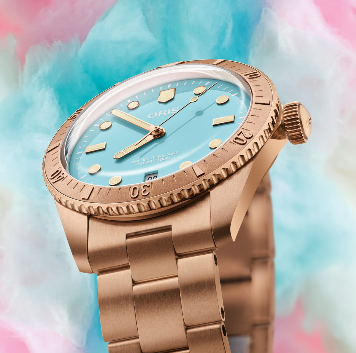 Oris Divers Sixty-Five Cotton Candy 01 733 7771 3155-07 8 19 15