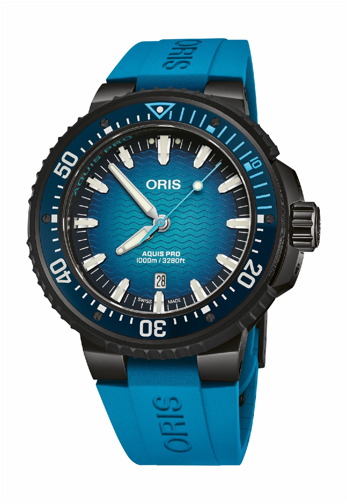 Oris Aquis Pro 1000m 01 733 7801 7255-Set Bandiera Jewellers