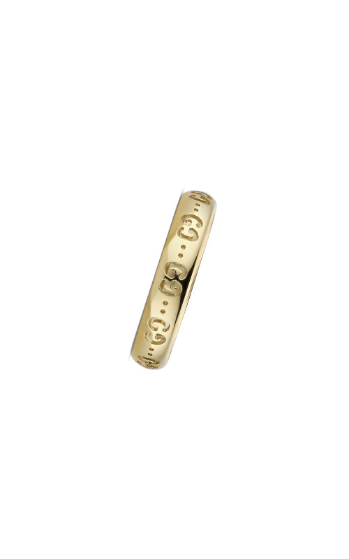 GUCCI Icon Ring 18k Gold 4mm YBCA002QZ001