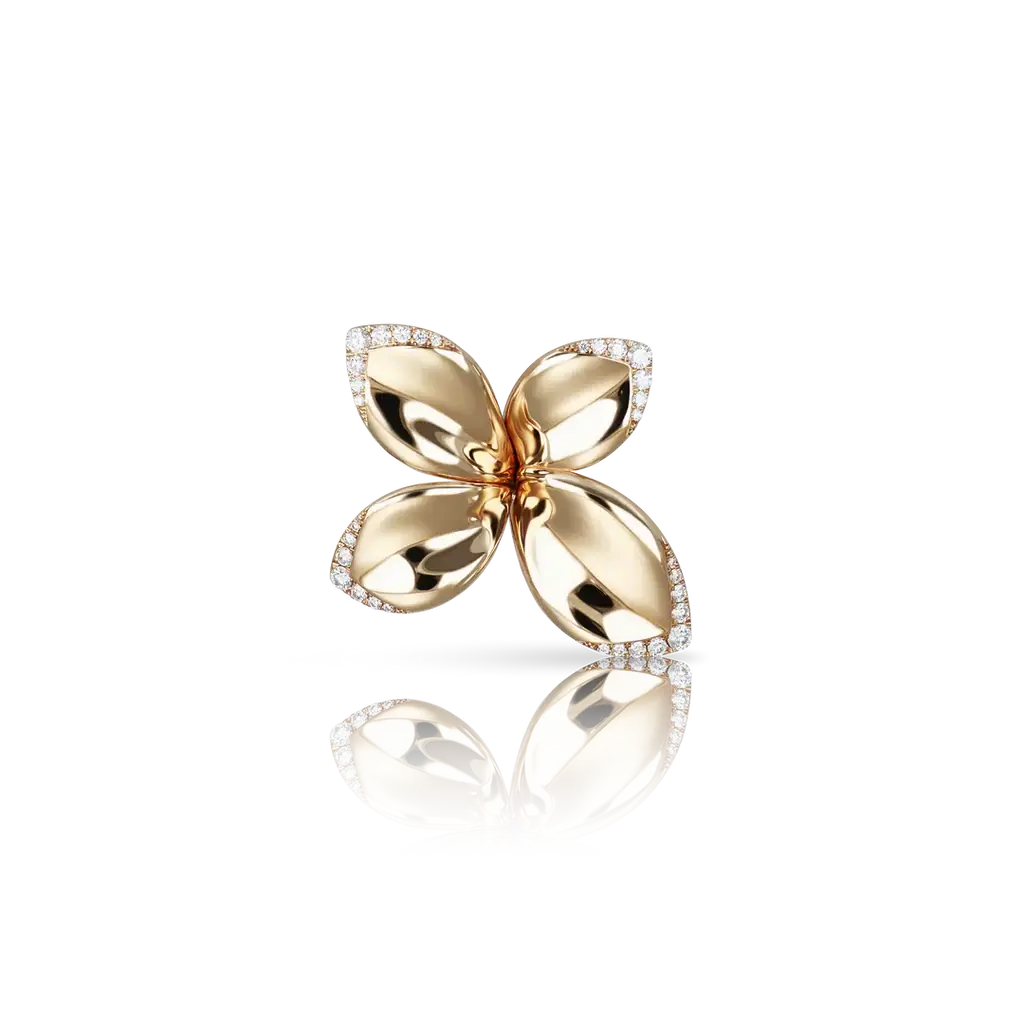 Pasquale Bruni Giardini Segreti Brooch 16467R Bandiera Jewellers