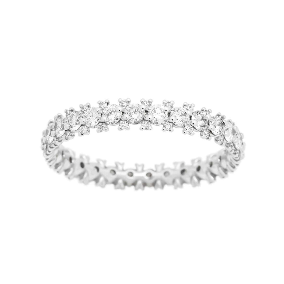 Bandiera Jewellers Diamond Eternity Band White Gold 17005LABD