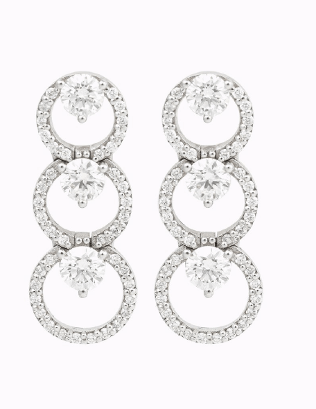 Bandiera Jewellers Diamond Earrings 17008LOBD