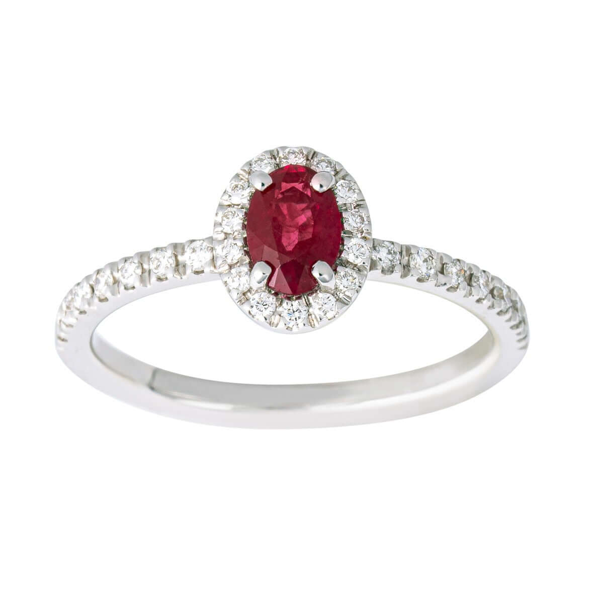 BJ Diamond & Ruby Ring 17075ABDRU 0.23ct RB 0.56