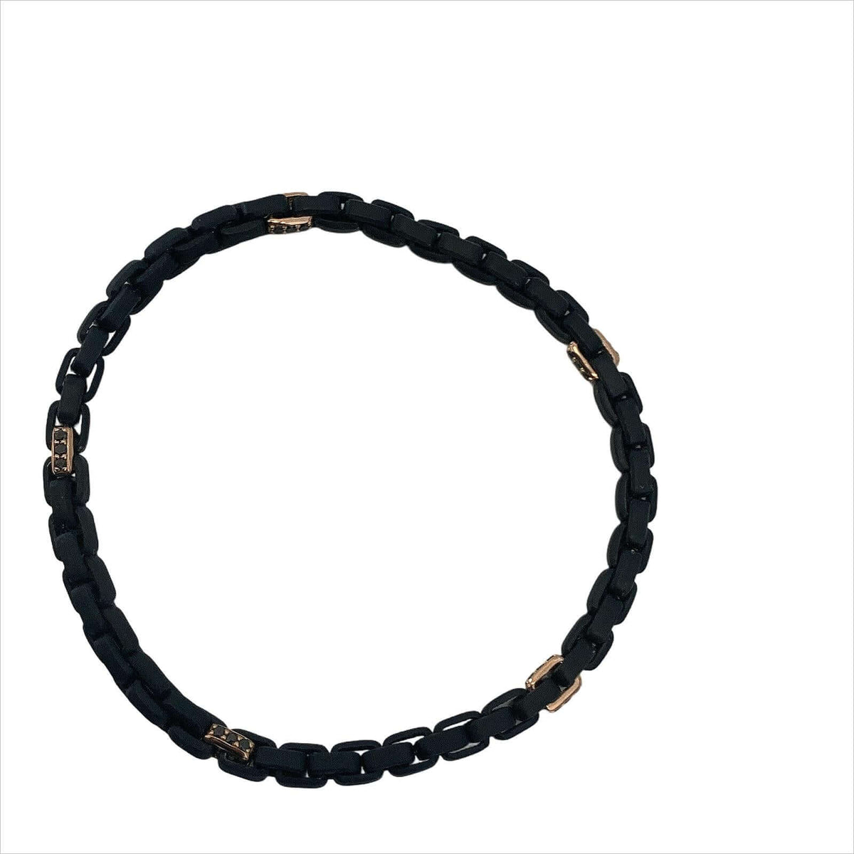 BJ Black Diamond Titanium Bracelet 18129BBN-TIT BK0.39