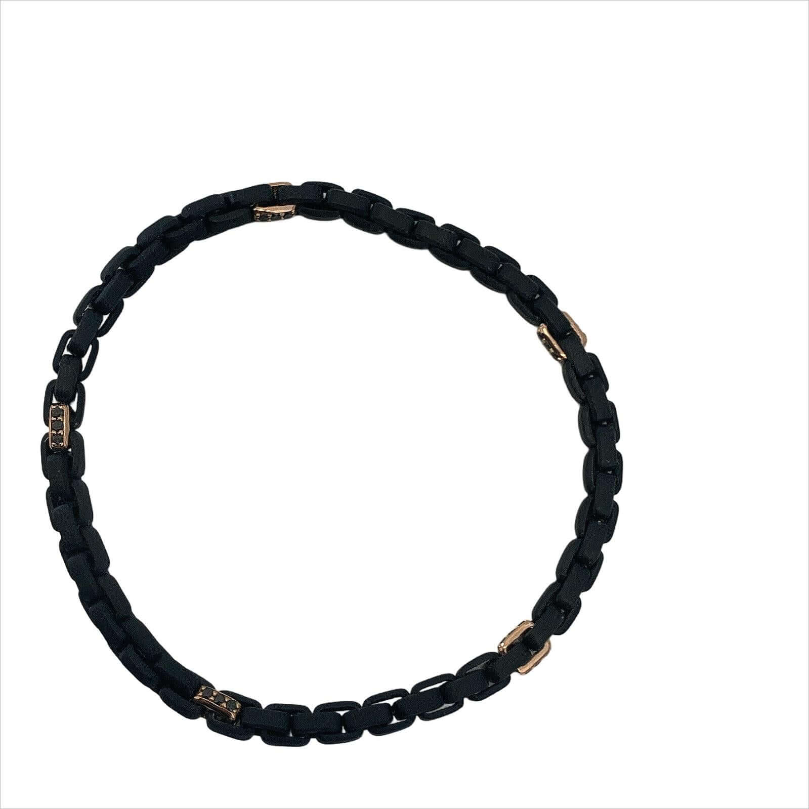 BJ Black Diamond Titanium Bracelet 18129BBN-TIT BK0.39