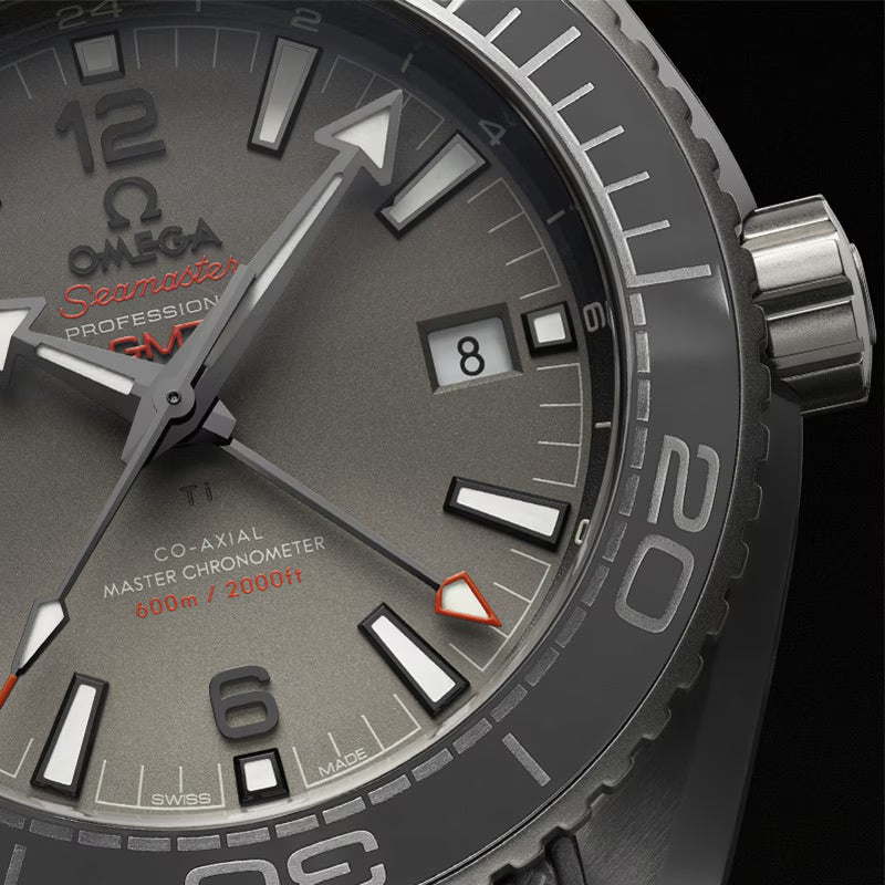 Omega Seamaster Planet Ocean Dark Grey 215.92.46.22.99.002 Bandiera Jewellers