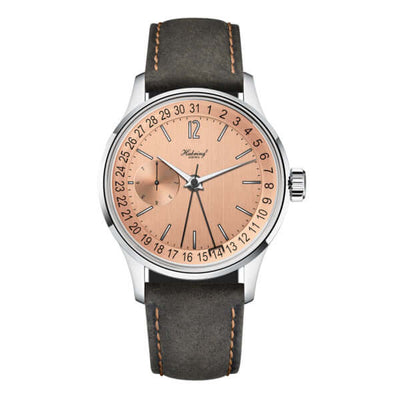 HABRING² Foudroyante-Felix Date Salmon Dial / Bandiera Jewellers