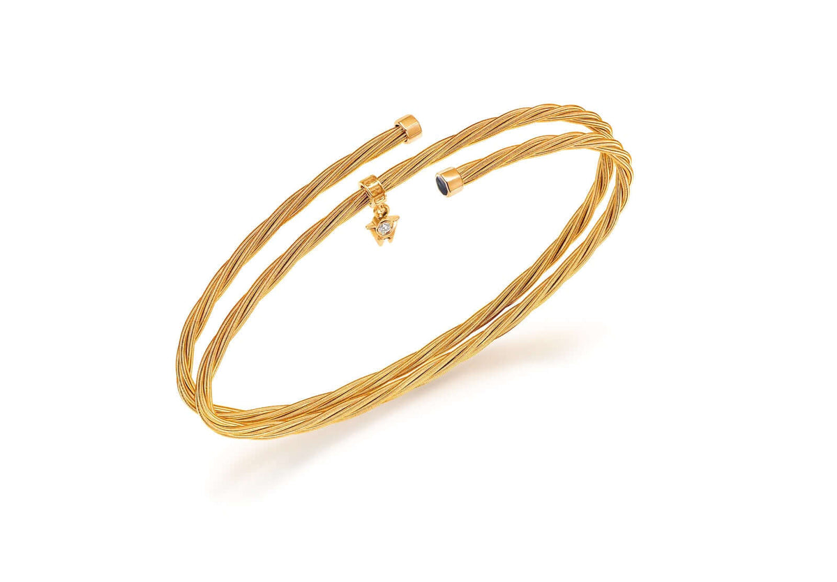 Wellendorff Embrace Me. Power of Gold Rope Bracelet 304858-GG