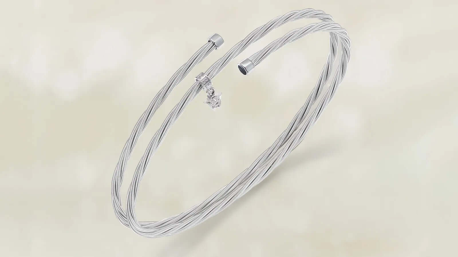 Wellendorff Embrace Me. Power of Gold Rope Bracelet 304858-WG