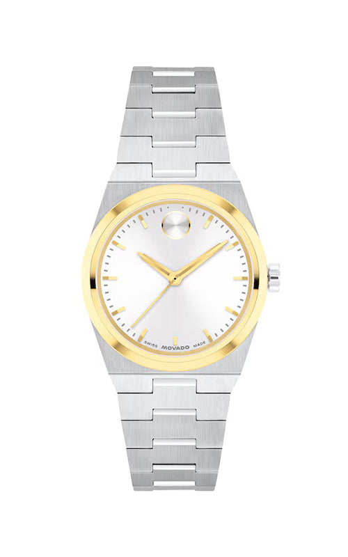 Movado BOLD Quest Mini Gold-Tone 3601291 Bandiera Jewellers 