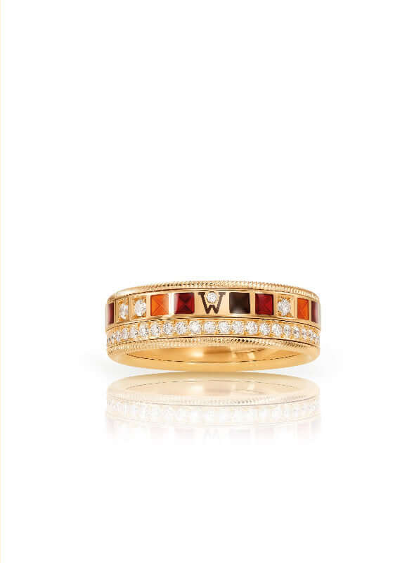 Wellendorff Red Rondel Wellendorff Ring Power in Red 607608