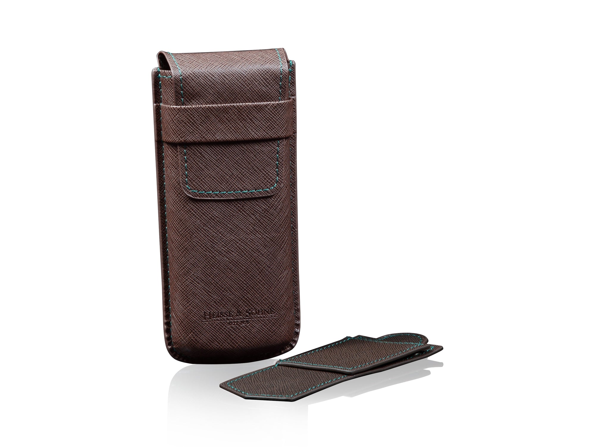 Mondo Saffiano Brown & Green