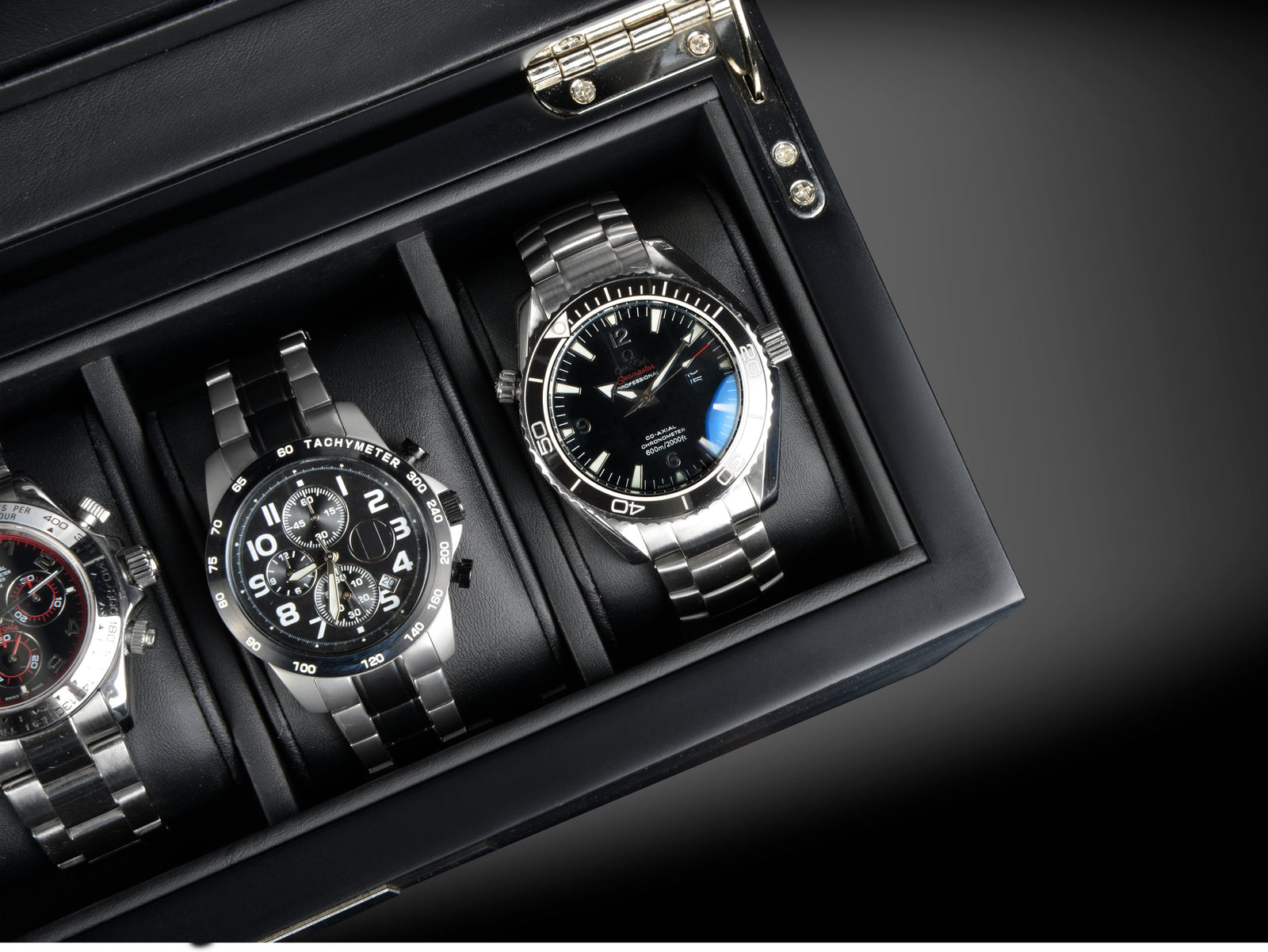 Monteray 5 Watches Black Box