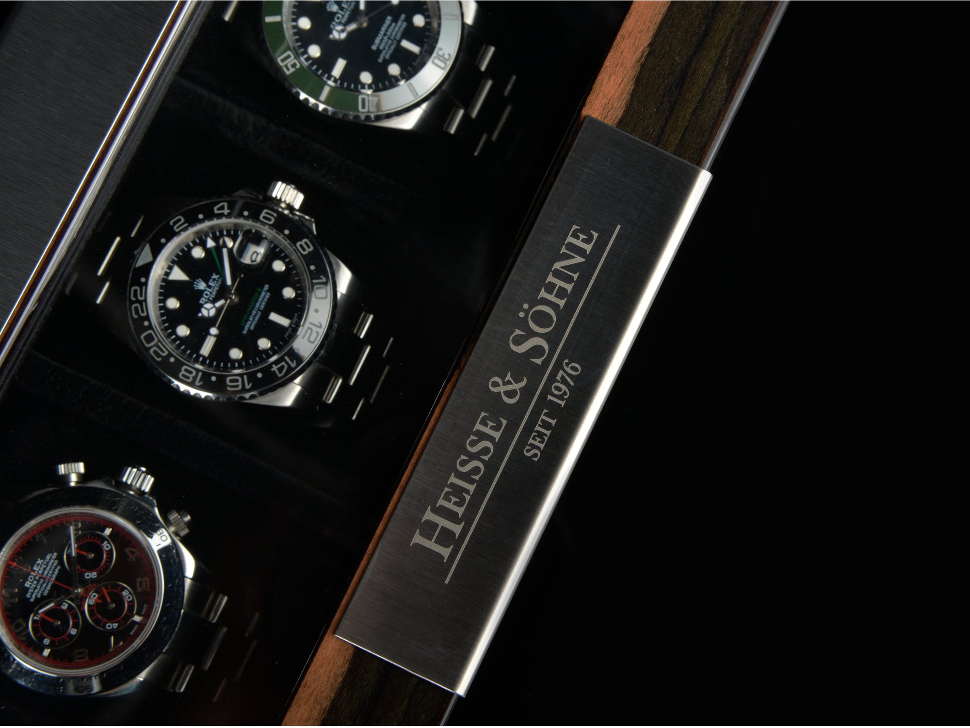 Executive 5 Watches Macassar & Black Box