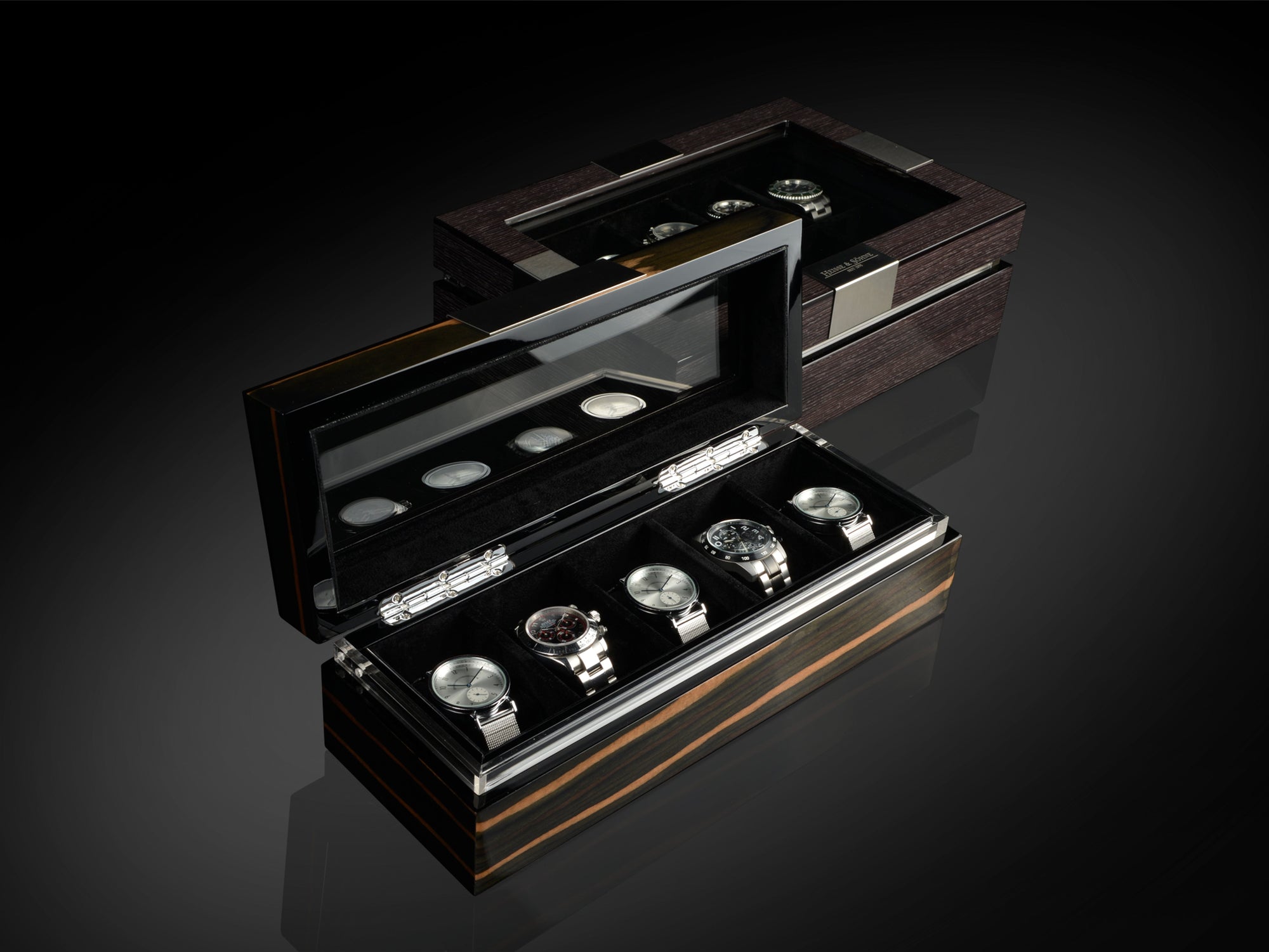 Executive 10 Watches Quercus & Black Box