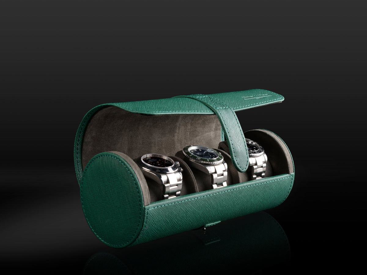 Rondo 3 Watch Roll Green