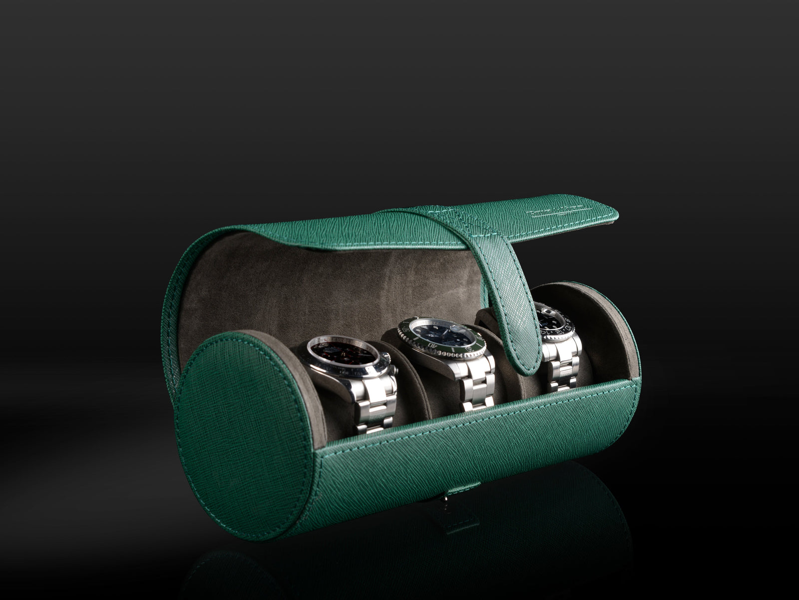 Rondo 3 Watch Roll Green