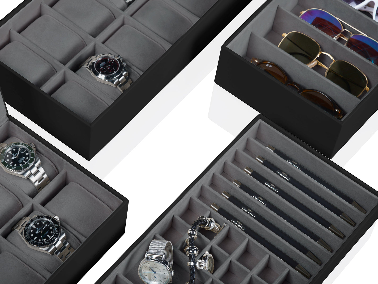 Sunglasses Box XL Black 6 - Bottom Part