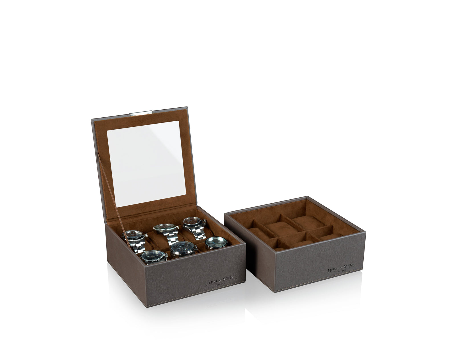 Mirage Watch Box L Brown 6 - Top Part
