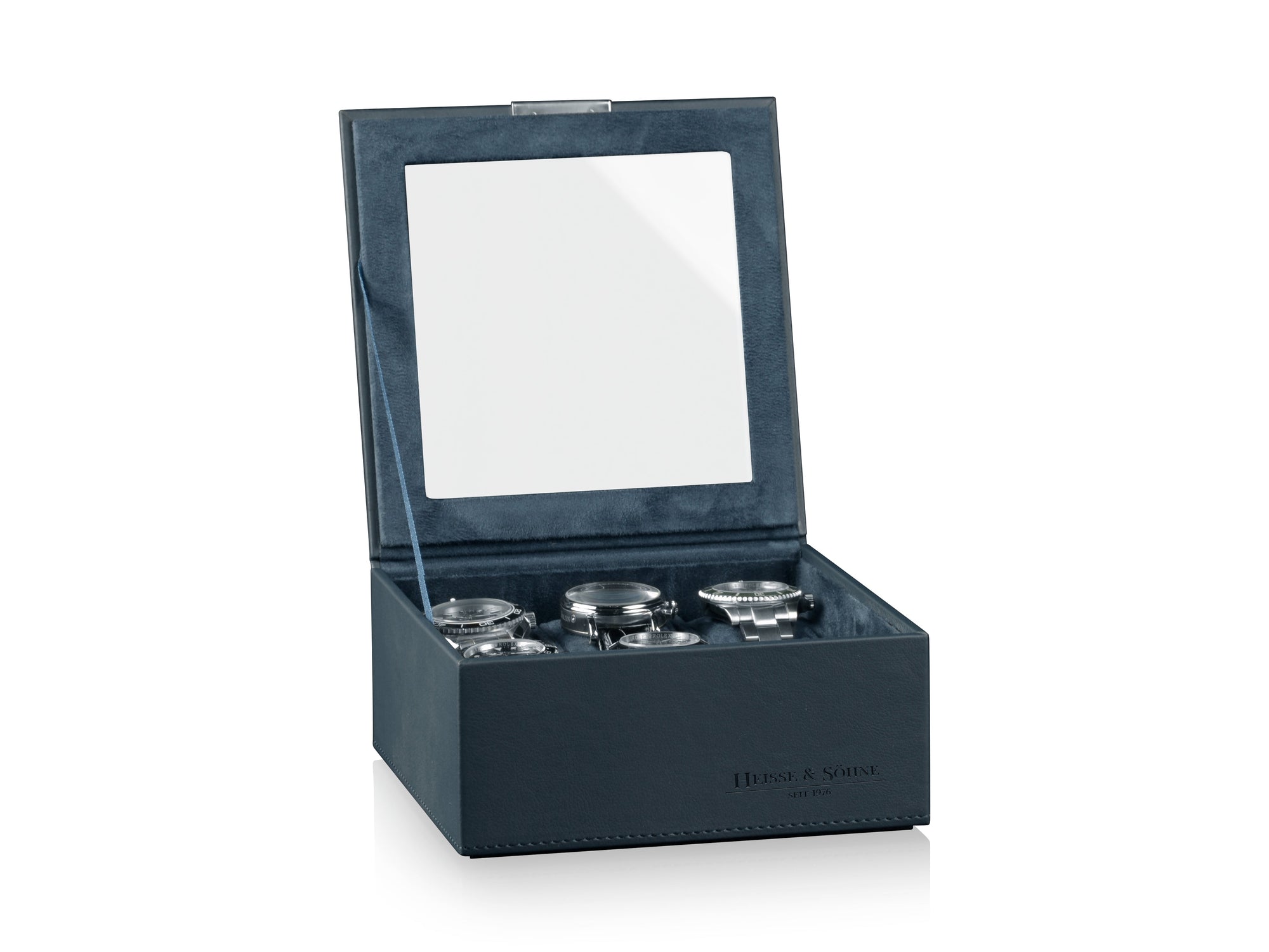 Mirage Watch Box L Blue 6 - Top Part