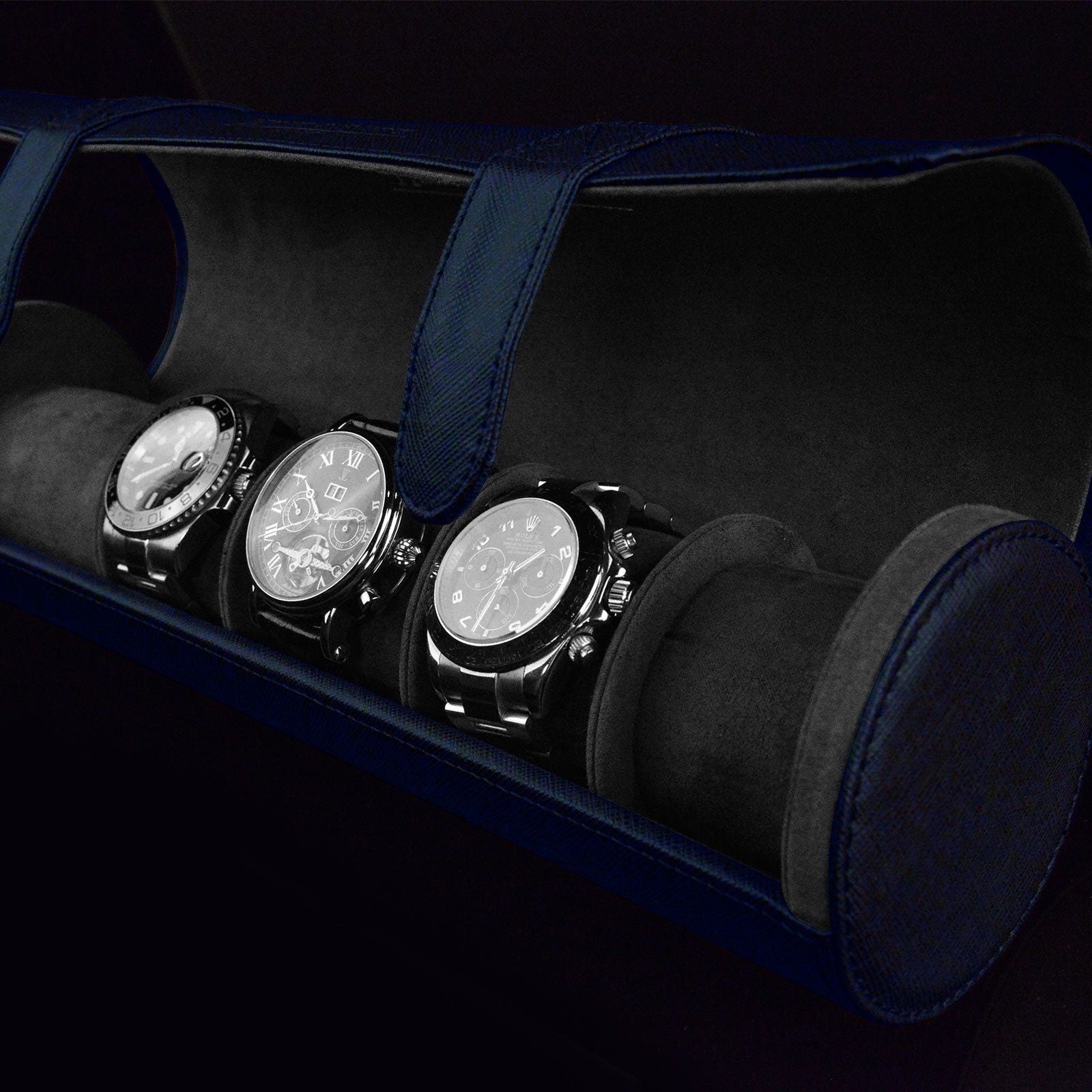 Rondo 5 Watch Roll Blue