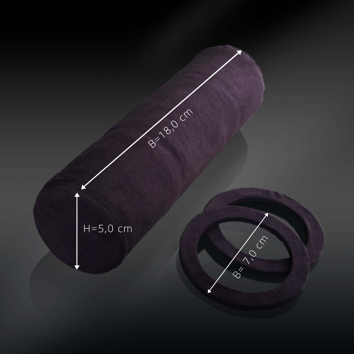 Rondo 3 Watch Roll Black & Purple