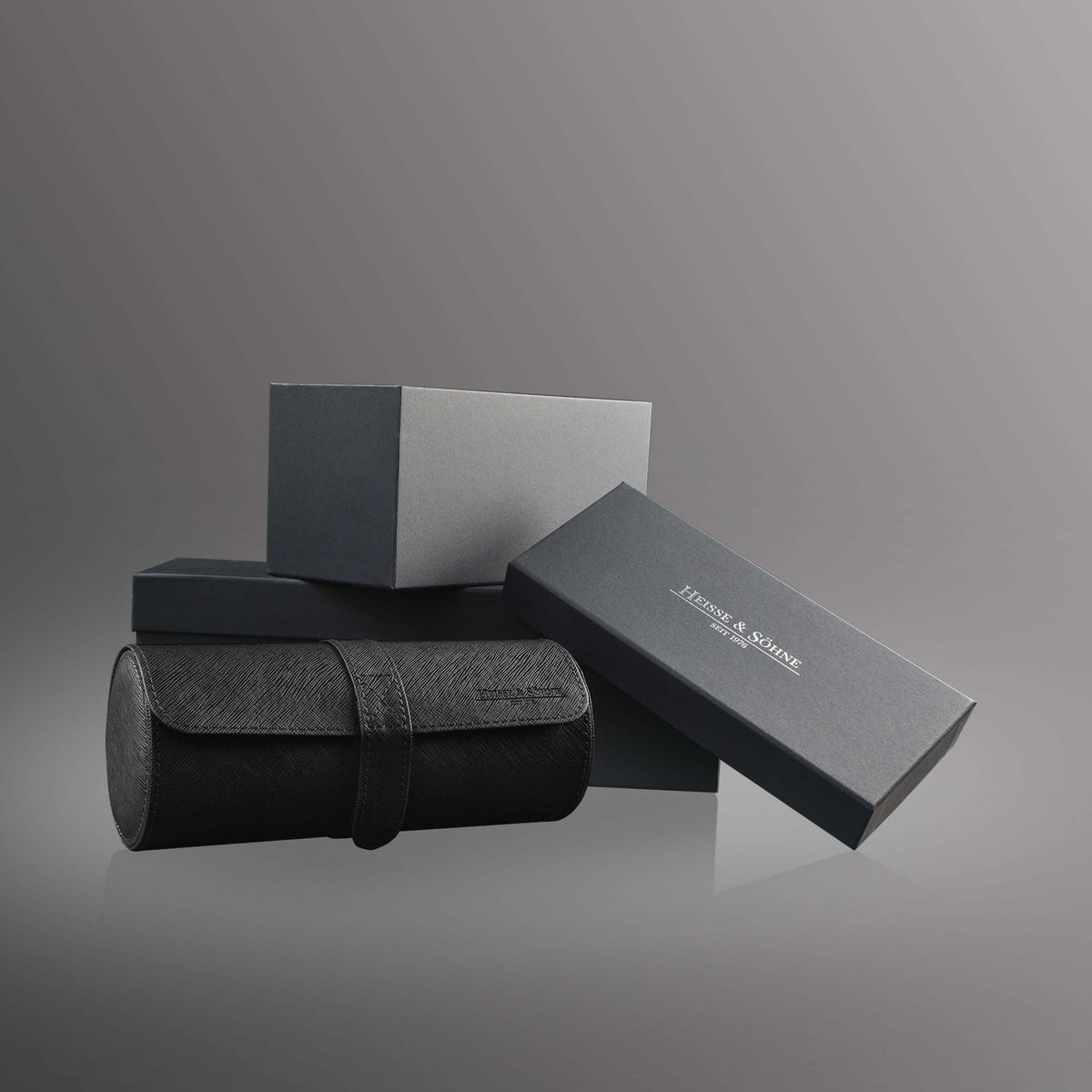 Rondo 3 Watch Roll Black & Purple