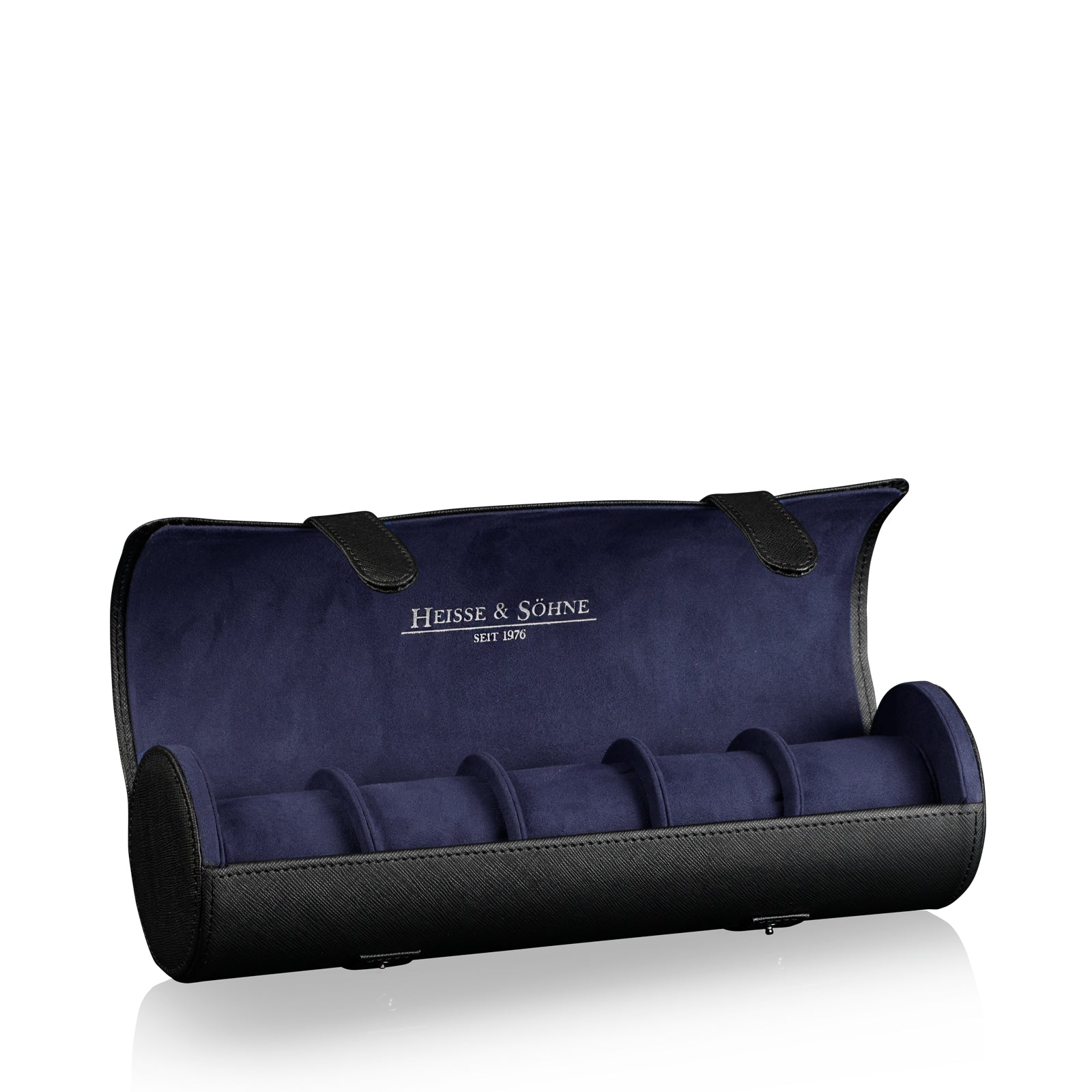 Rondo 5 Watch Roll Black & Blue