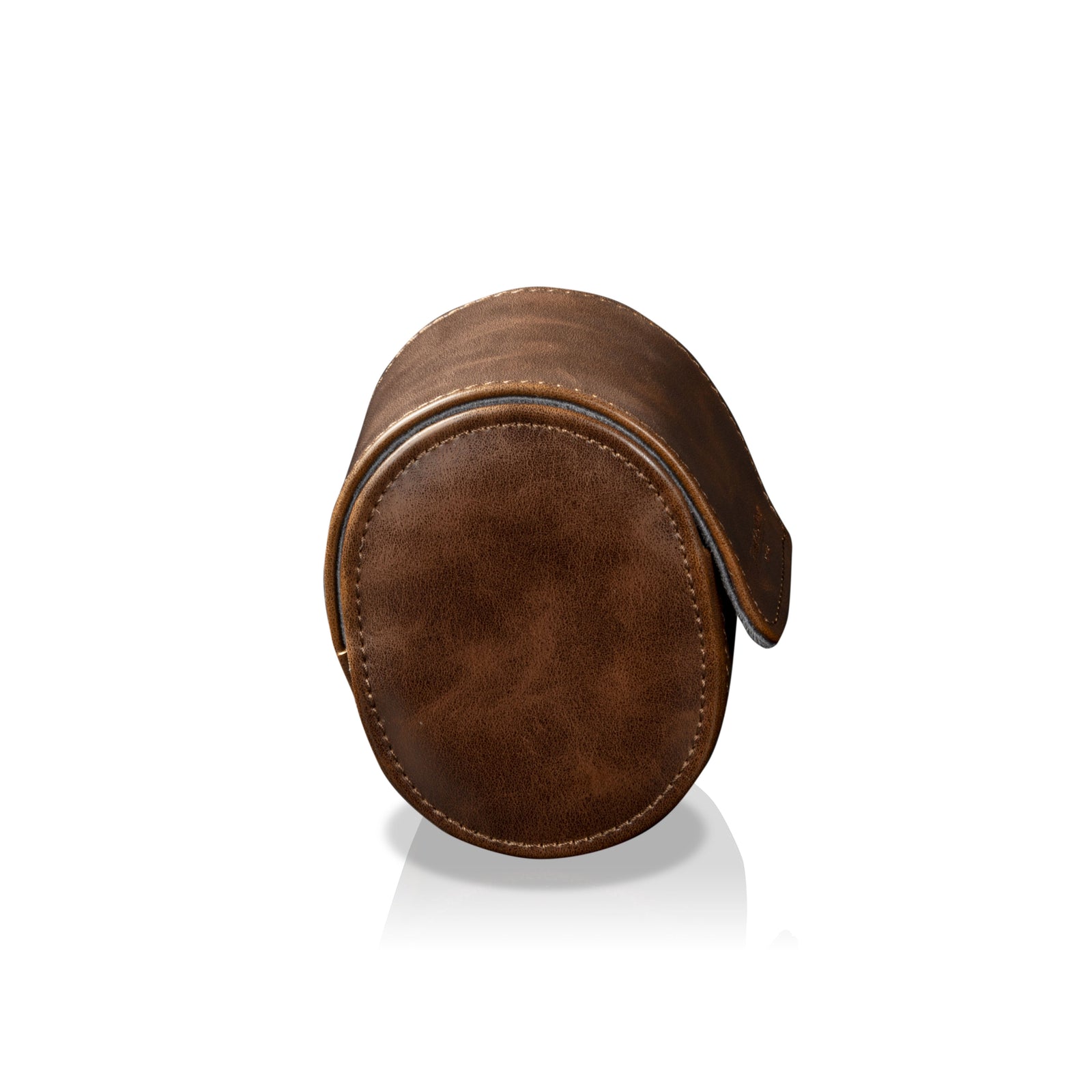 Vintage Single Watch Roll Brown