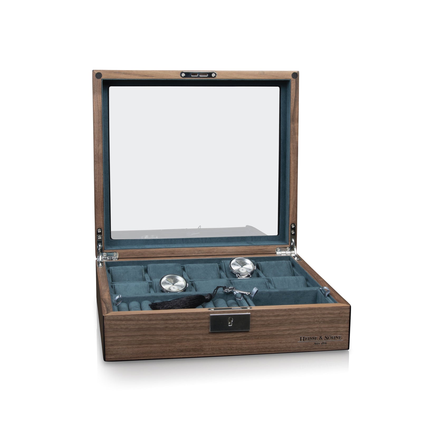 Borneaux 10+ Watches Walnut Box