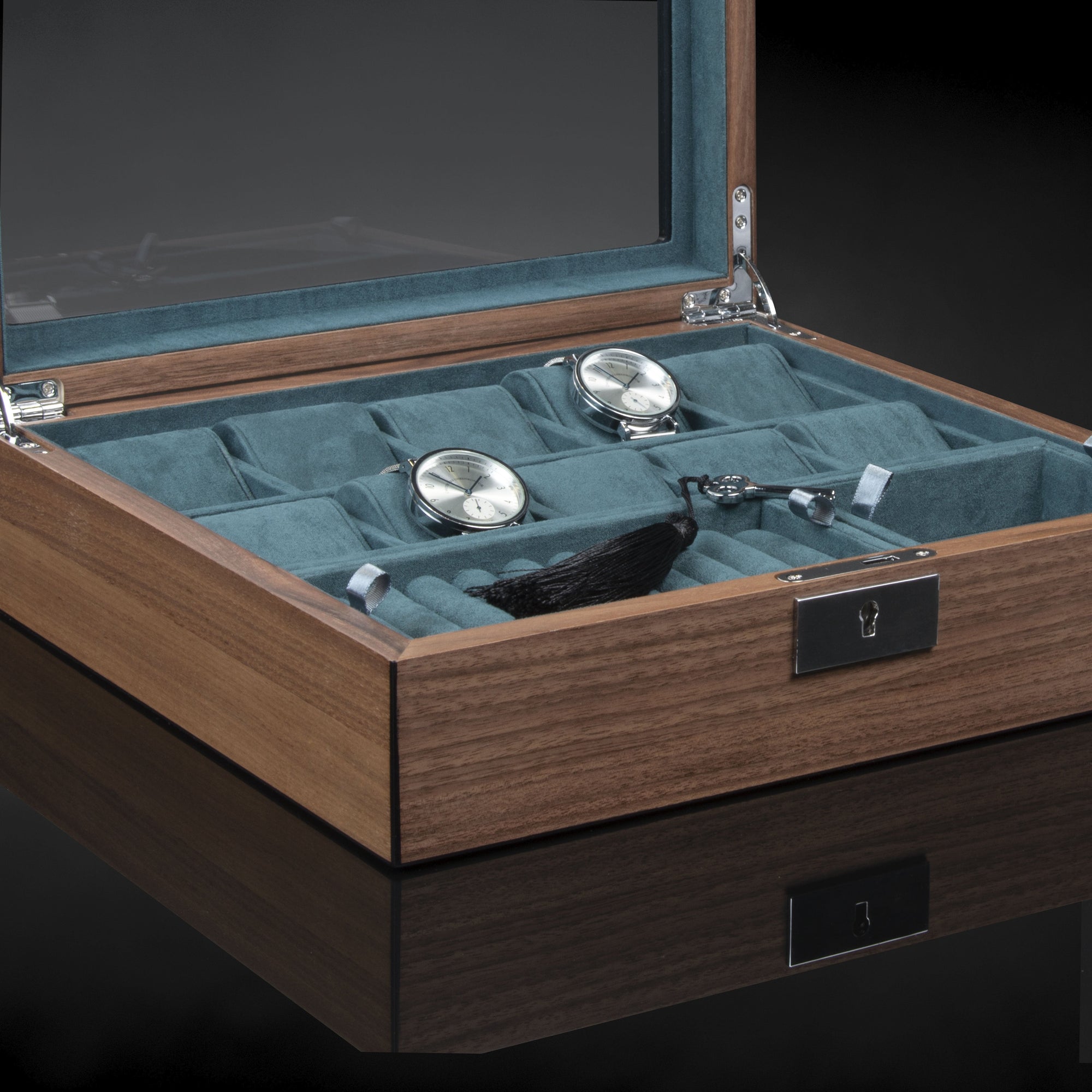 Borneaux 10+ Watches Walnut Box
